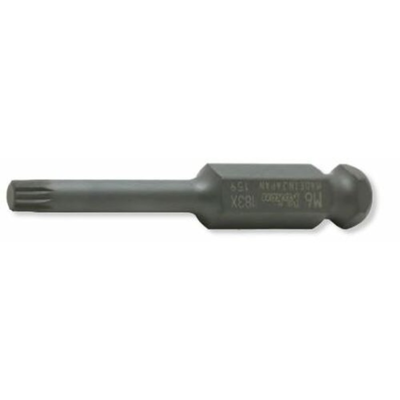 Ko-ken Tools 7/16 Hex Dr. Bit XZN M12 Triple Square Length 75mm