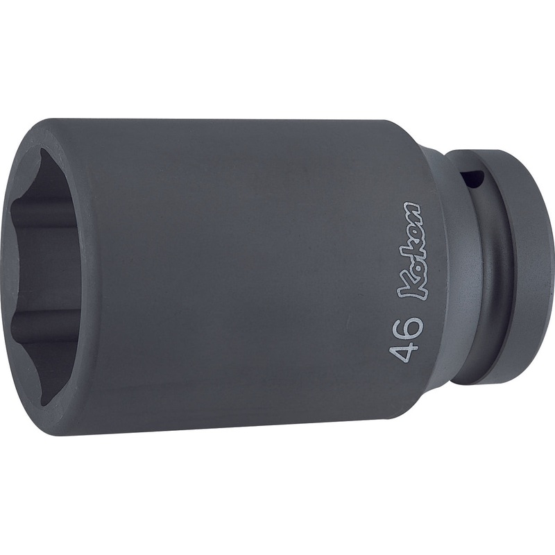 Ko-ken Tools 1 Sq. Dr. Socket 1.1/16 6 point Length 108mm Thin walled