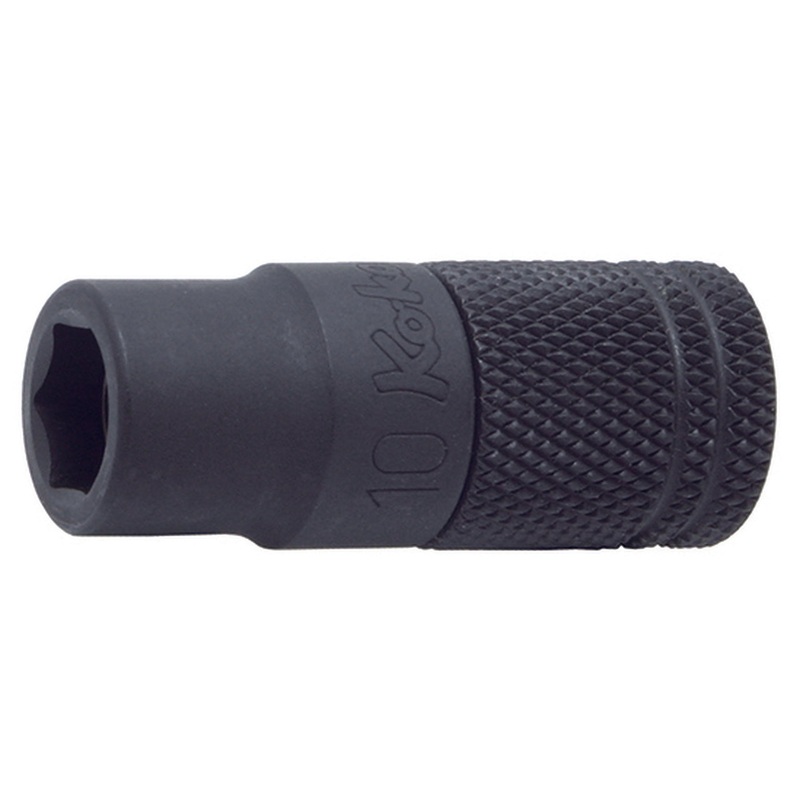 Ko-ken Tools 1/4 Hex Dr. 6 point Slide Socket with Ring Magnet 12mm