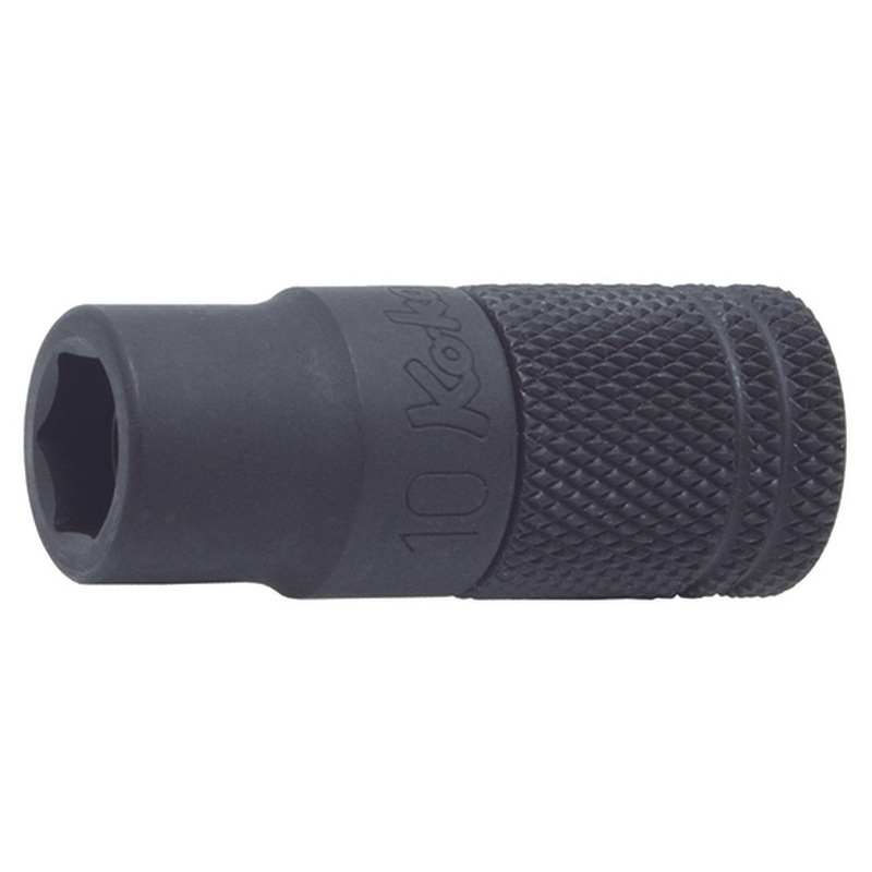 Ko-ken Tools 1/4 Hex Dr. Slide Socket 13mm 6 point Length 45mm Ring Magnet