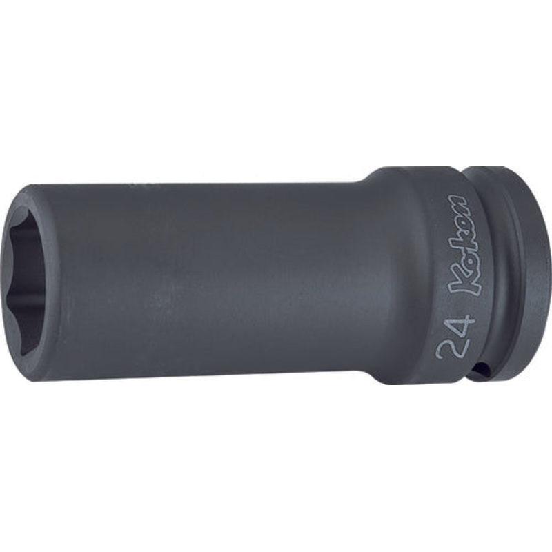 Ko-ken Tools 3/4 Sq. Dr. Socket 22mm 6 point Length 100mm Thin walled