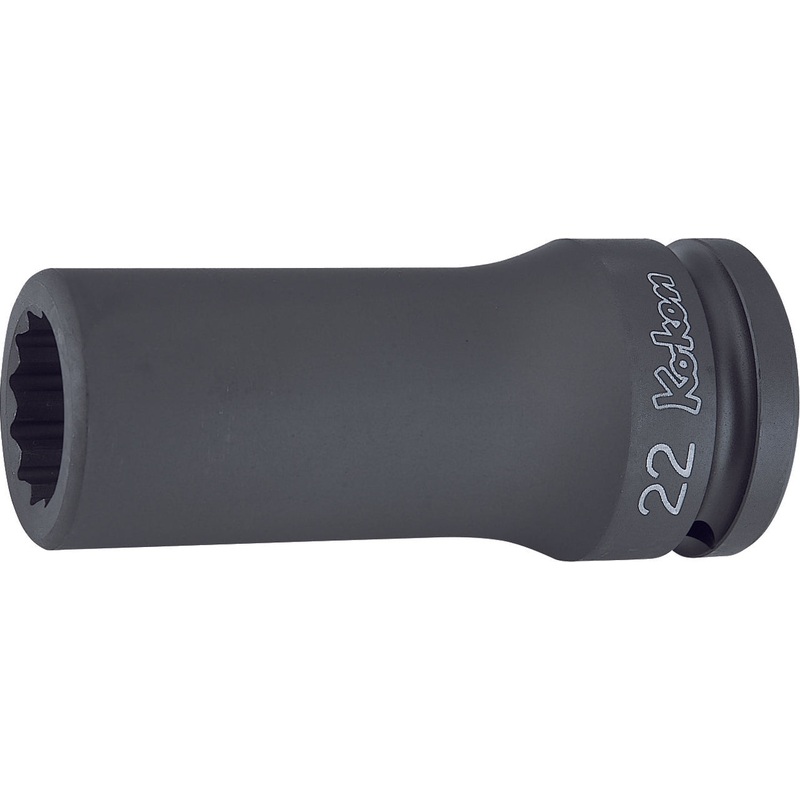 Ko-ken Tools 3/4 Sq. Dr. Socket 24mm 12 point Length 100mm