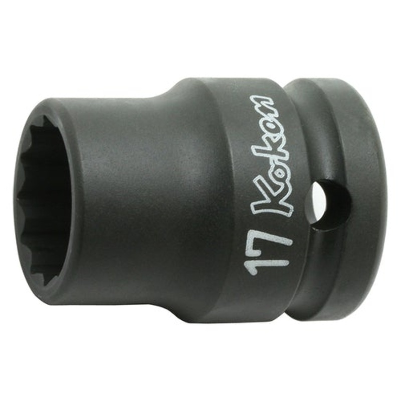 Ko-ken Tools 1/2 Sq. Dr. Socket 23mm 12 point Length 38mm Thin walled