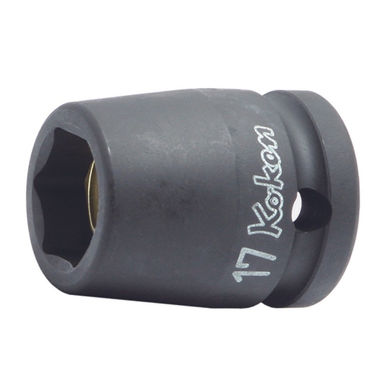Ko-ken Tools 1/2 Sq. Dr. Socket 18mm 6 point Length 38mm Magnet