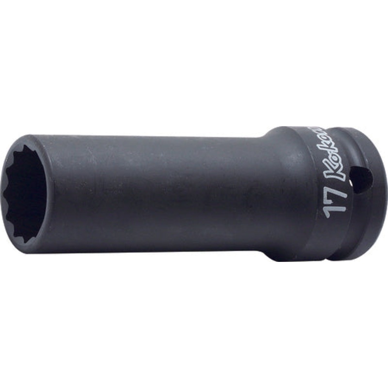 Ko-ken Tools 1/2 Sq. Dr. Socket 12mm 12 point Length 80mm Thin walled