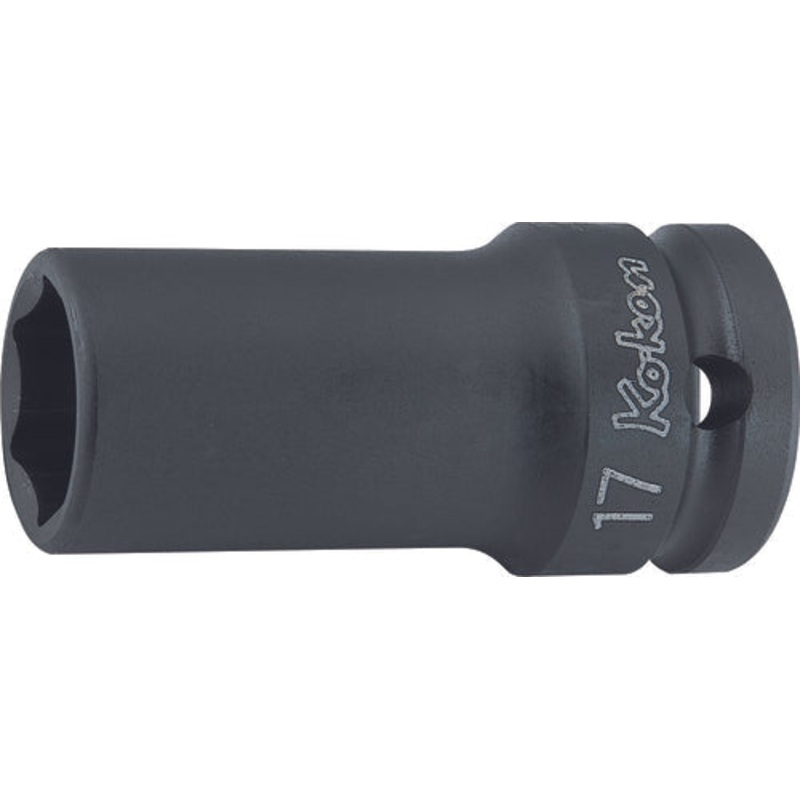 Ko-ken Tools 1/2 Sq. Dr. Socket 19mm 6 point Length 60mm Thin walled