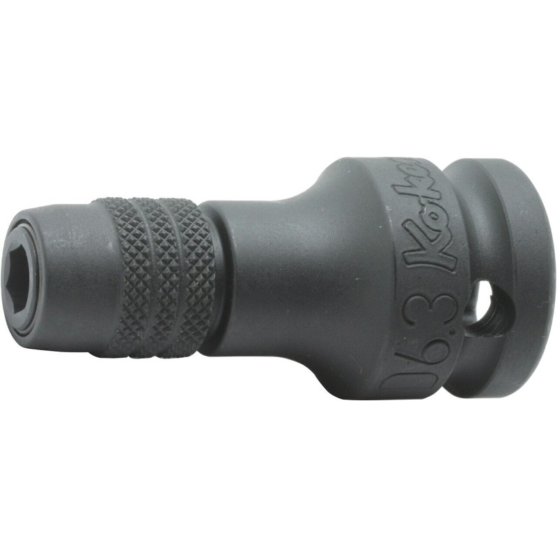 Ko-ken Tools 1/2 Sq. Dr. Adaptor 1/4 For 1/4H Bit Length 55mm Locking Quick release