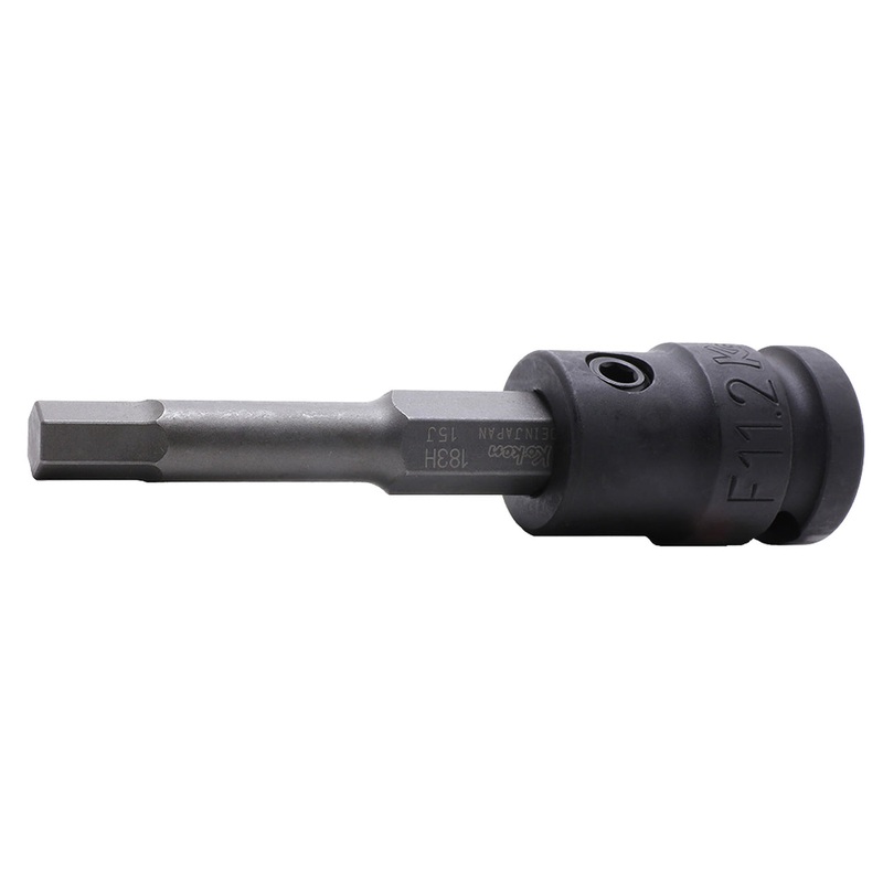 Ko-ken Tools 1/2 Sq. Dr. Bit Socket 10mm Hex Length 98mm