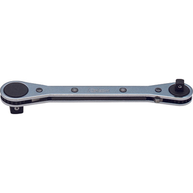Ko-ken Tools 1/4 and 3/8 Sq. Dr. Dual Ratchet Handle – Length 141mm