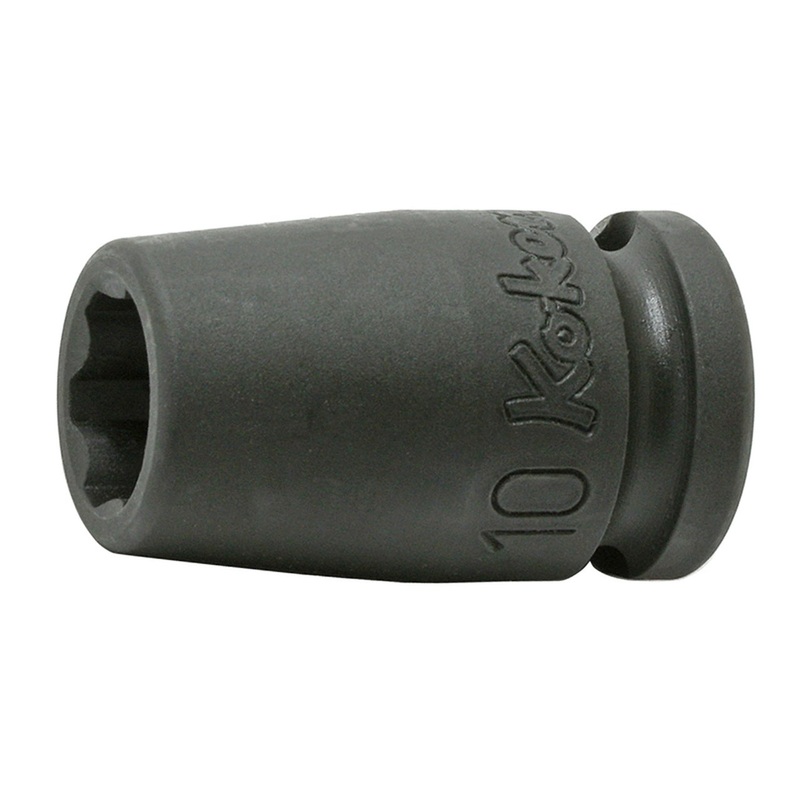 Ko-ken Tools 3/8 Sq. Dr. Socket 19mm Surface Length 32mm