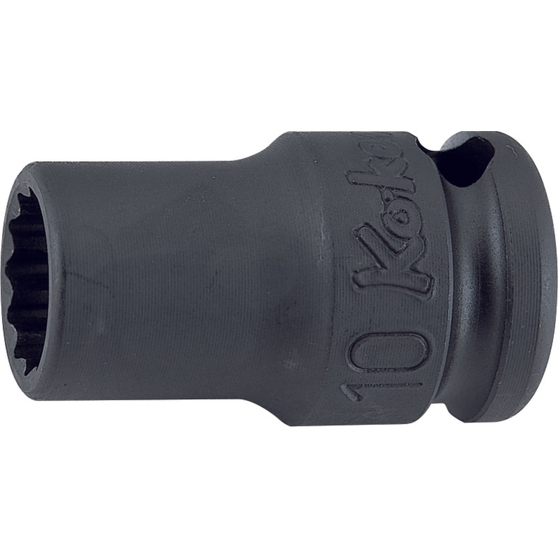 Ko-ken Tools 3/8 Sq. Dr. Socket 9/16 12 point Length 32mm Thin walled