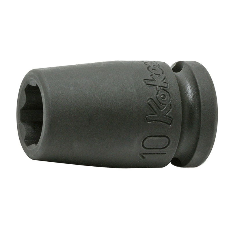Ko-ken Tools 3/8 Sq. Dr. Socket 9mm Surface Length 32mm