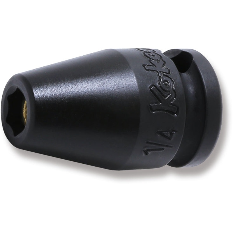 Ko-ken Tools 3/8 Sq. Dr. Socket 1/4 6 point Length 32mm Magnet