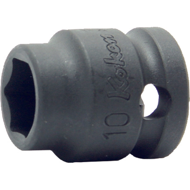 Ko-ken Tools 3/8 Sq. Dr. Socket 12mm 6 point Length 22mm Thin walled