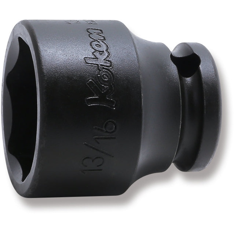 Ko-ken Tools 3/8 Sq. Dr. Socket 13/16 6 point Length 32mm