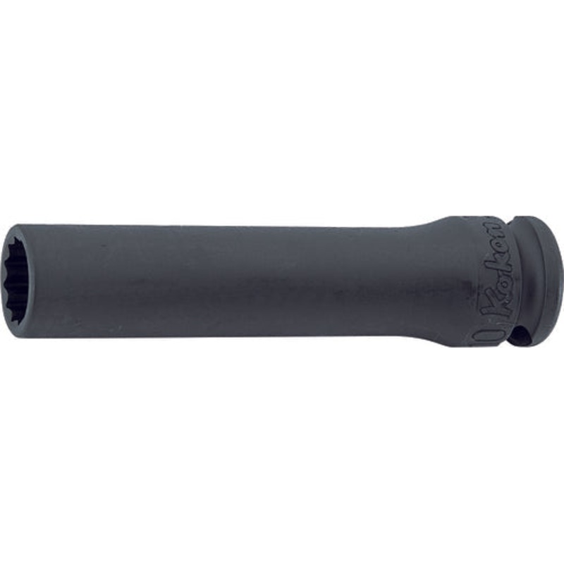 Ko-ken Tools 3/8 Sq. Dr. Socket 13mm 12 point Length 80mm