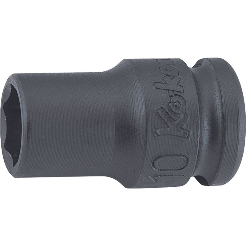 Ko-ken Tools 3/8 Sq. Dr. Socket 24mm 6 point Length 32mm Thin walled