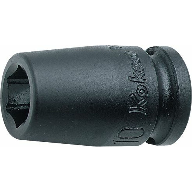 Ko-ken Tools 3/8 Sq. Dr. Socket 9mm 6 point Length 32mm