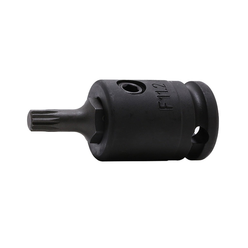 Ko-ken Tools 3/8 Sq. Dr. Bit Socket XZN M5 Triple Square Length 52mm