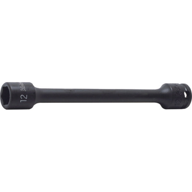 Ko-ken Tools 3/8 Sq. Dr. Extension Socket 12mm 6 point Length 100mm Magnet