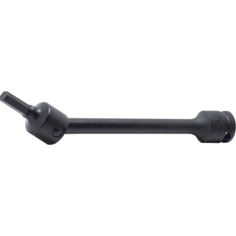 Ko-ken Tools 3/8 Sq. Dr. Extension Universal Bit Socket 6mm Hex Length 200mm