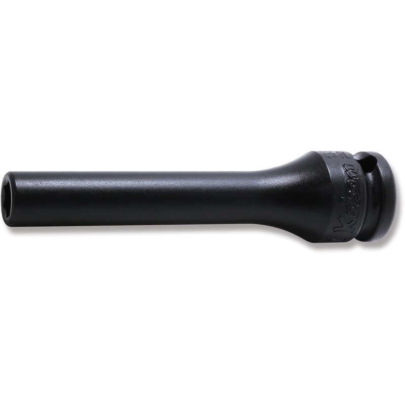 Ko-ken Tools 3/8 Sq. Dr. Socket 1/4 6 point Length 80mm