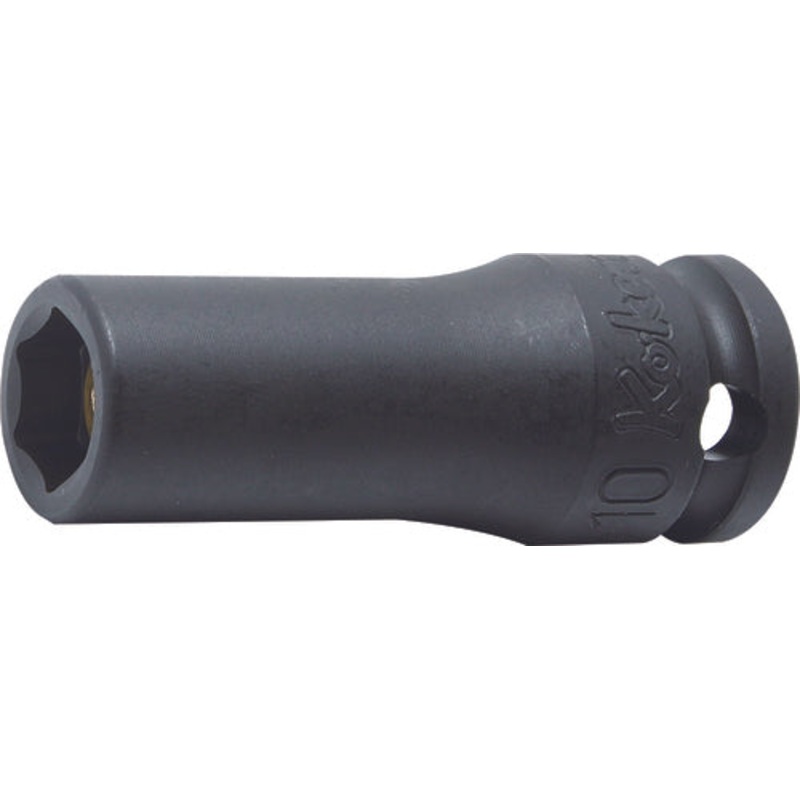 Ko-ken Tools 3/8 Sq. Dr. Socket 11mm 6 point Length 50mm Slide Magnet