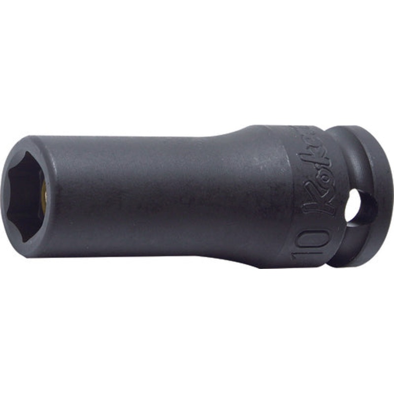 Ko-ken Tools 3/8 Sq. Dr. Socket 14mm 6 point Length 50mm Slide Magnet