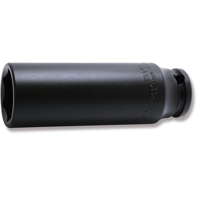 Ko-ken Tools 3/8 Sq. Dr. Socket 3/4 6 point Length 80mm