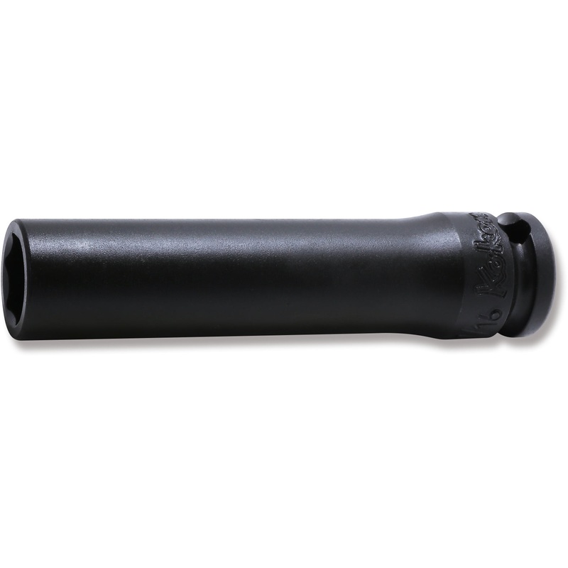 Ko-ken Tools 3/8 Sq. Dr. Socket 7/16 6 point Length 80mm