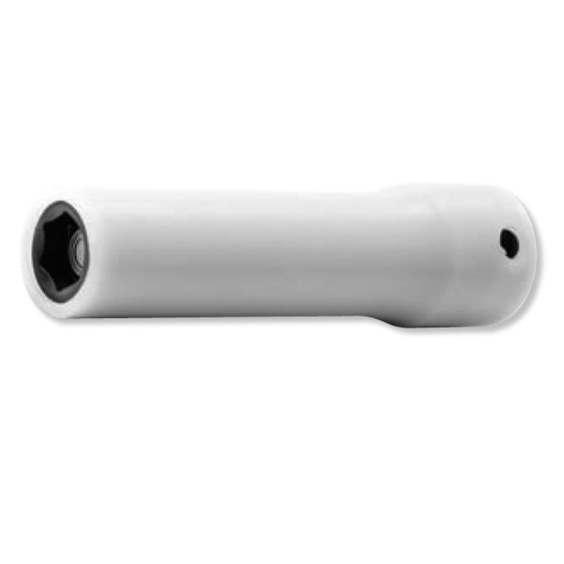 Ko-ken Tools 3/8 Sq. Dr. Socket with Plastic Protector 8mm 6 point Length 80mm Slide Magnet Turnable POM cover