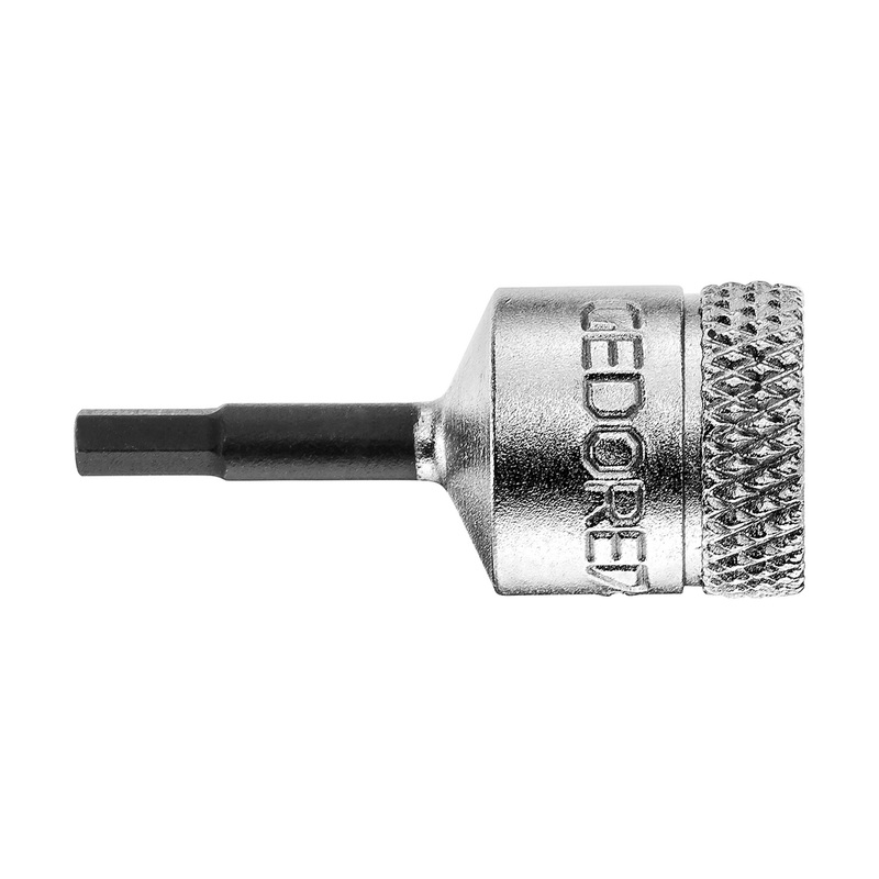 Gedore 1/4 in Internal Hexagon Screwdriver Bit Socket, 8mm – GD 6178570