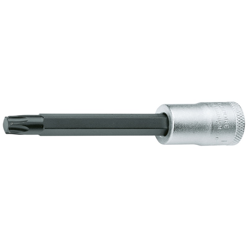 Gedore 3/8 in Long Internal Torx Screwdriver Bit Socket, T20 – GD 1394177