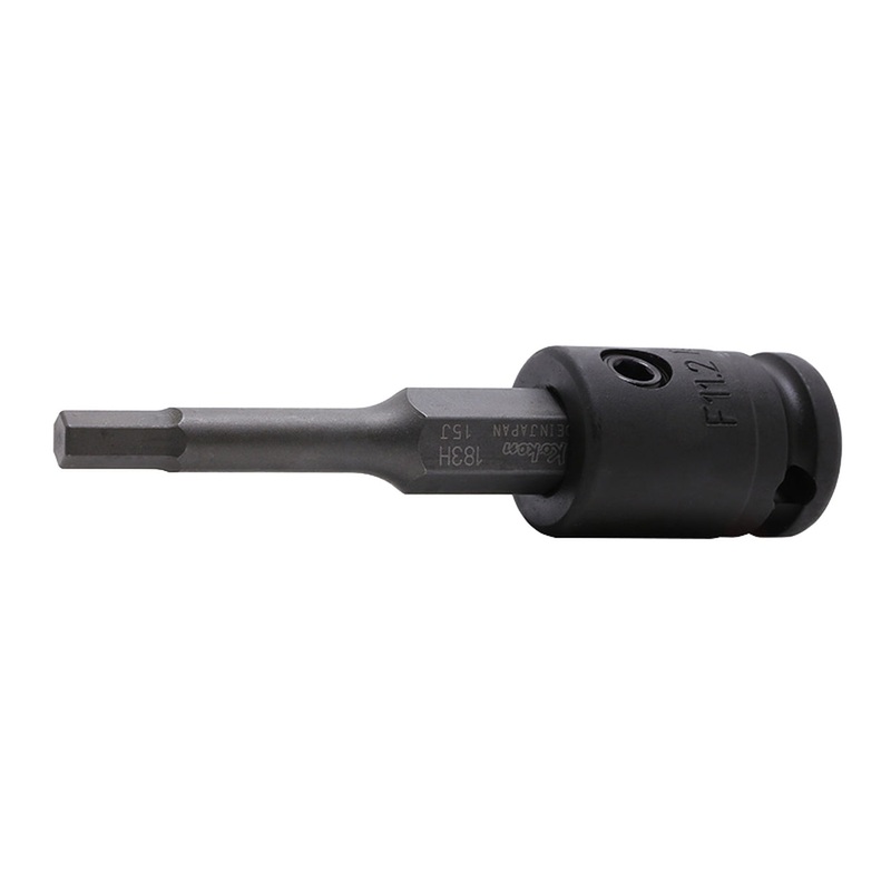 Ko-ken Tools 3/8 Sq. Dr. Bit Socket 3mm Hex Length 92mm