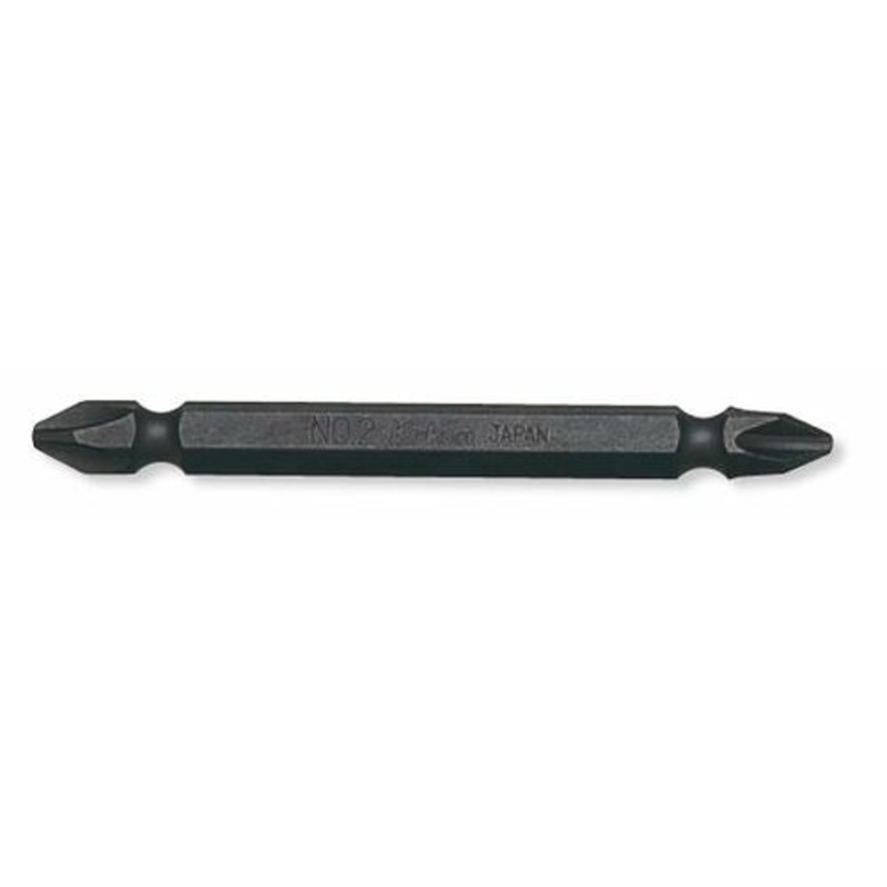Ko-ken Tools 1/4 Hex Dr. Double Ended Bit PH1 Length 110mm Magnetized