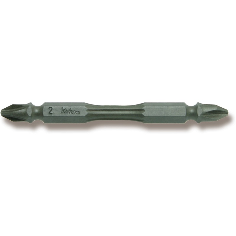 Ko-ken Tools 1/4 Hex Dr. Double Ended Bit PH2 Length 75mm Torsion