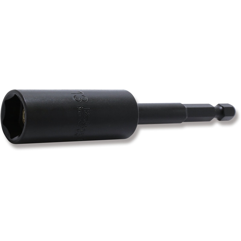 Ko-ken Tools 1/4 Hex Dr. Nut Setter 13mm 6 point Length 100mm Slide Magnet