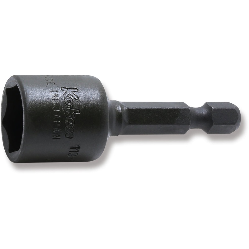 Ko-ken Tools 1/4 Hex Dr. Nut Setter 13mm 6 point Length 50mm