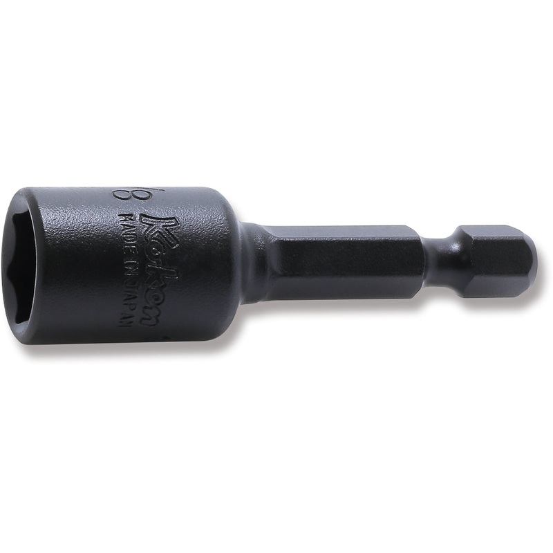 Ko-ken Tools 1/4 Hex Dr. Nut Setter 3/8 6 point Length 50mm