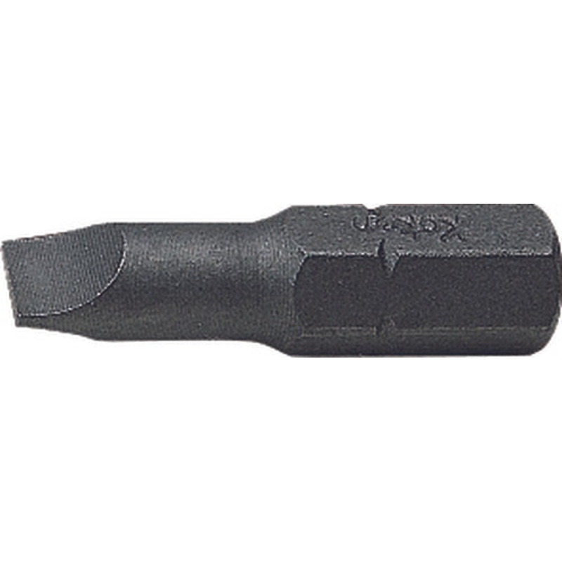 Ko-ken Tools 1/4 Hex Dr. Bit Slotted 0.6 X 4.5 Length 25mm