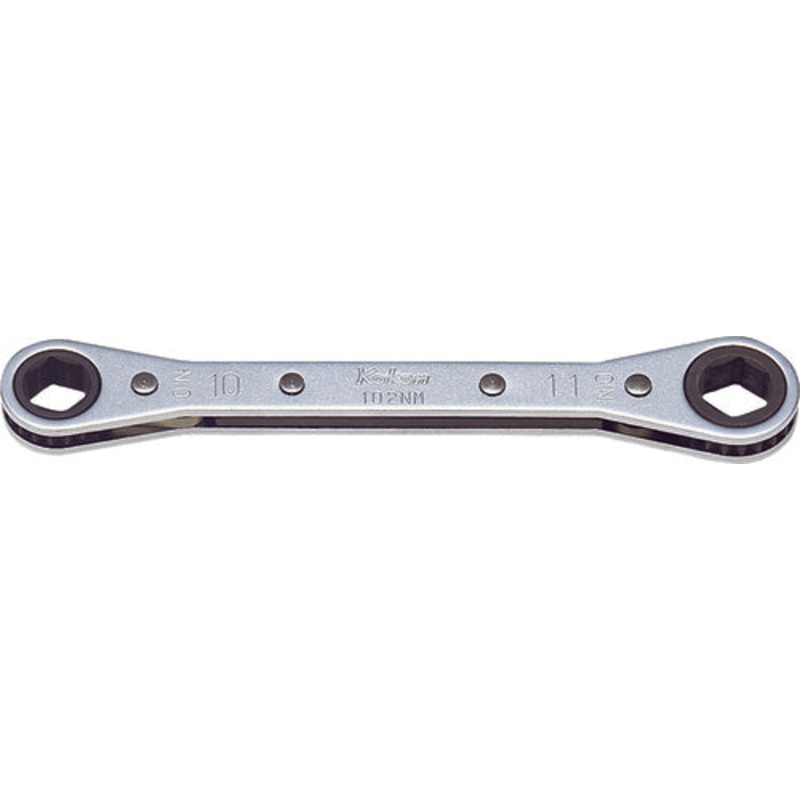 Ko-ken Tools Ratcheting Ring Wrench 6x7mm 6 point Length 108mm