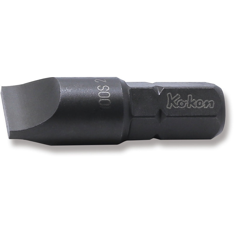 Ko-ken Tools 5/16 Hex Dr. Bit Slotted 1.6 x 10 Length 32mm
