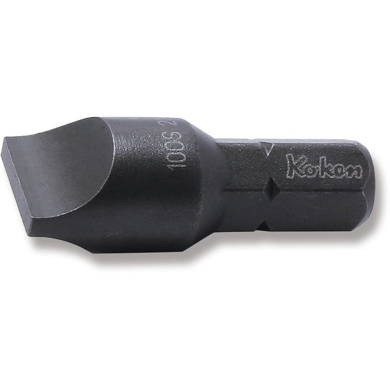 Ko-ken Tools 5/16 Hex Dr. Bit Slotted 2.0 x 12 Length 32mm