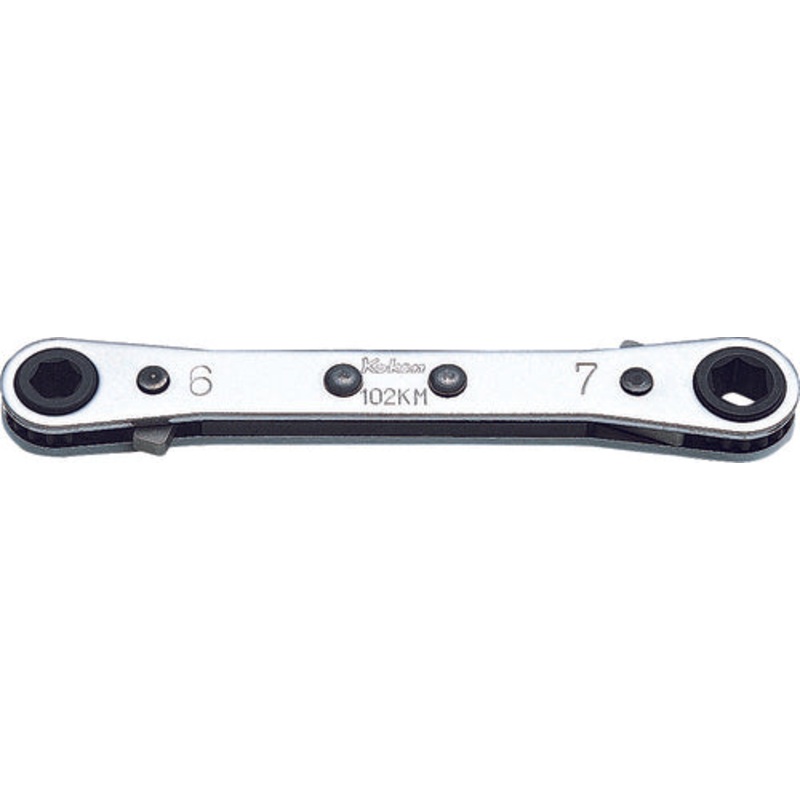 Ko-ken Tools Ratcheting Ring Wrench 10x11mm 6 point Length 141mm Reversible