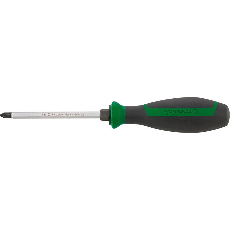 Stahlwille Cross Head Phillips Drall Screwdriver with Hexagon, PH2 – ST 46323302