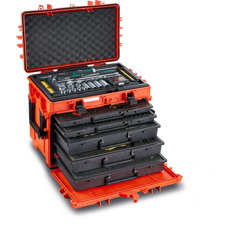 Stahlwille Luminous Red Tool Trolley – ST 81091304