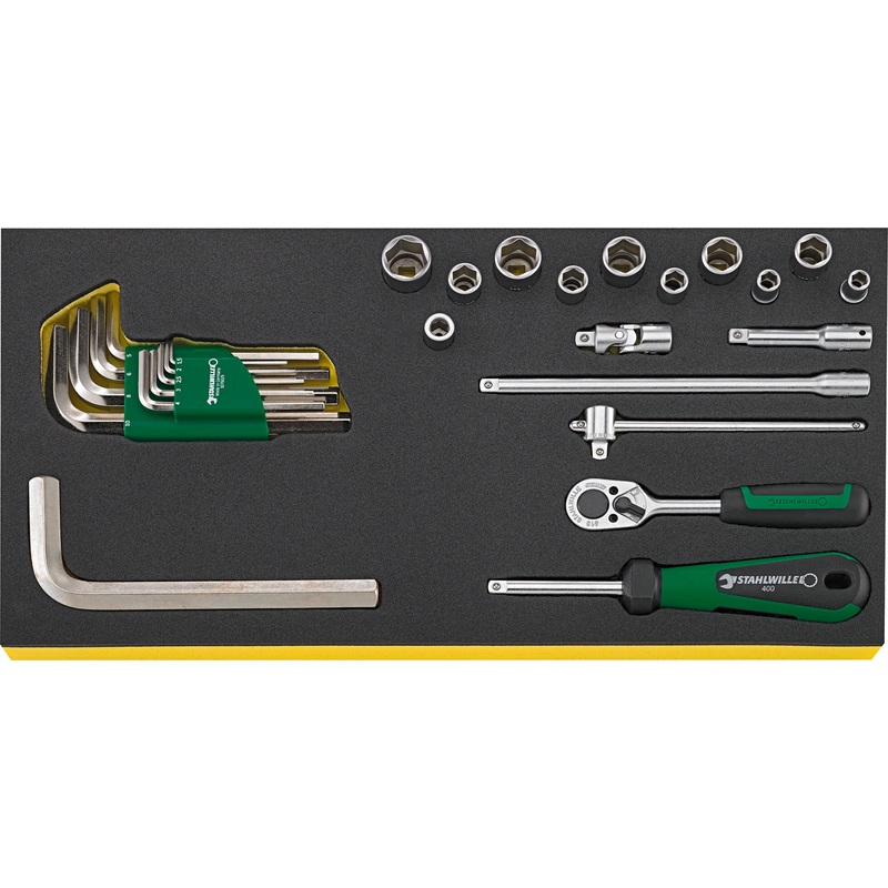 Stahlwille Set of 27 1/4 in Tools with TCS Insert – ST 96838176