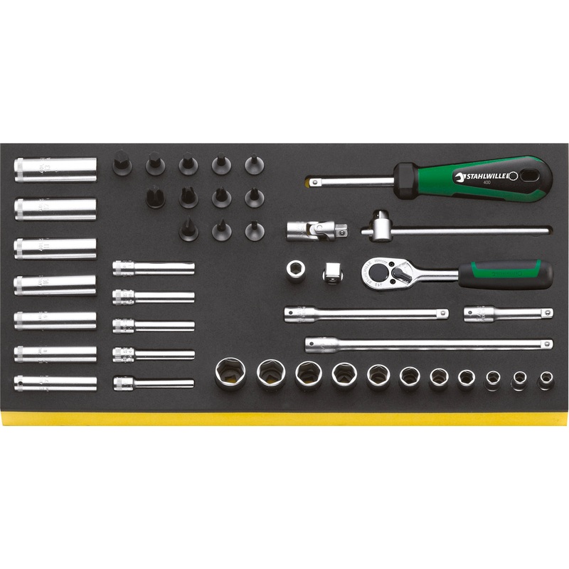 Stahlwille Set of 44 1/4 in Tools with TCS Insert – ST 96830601