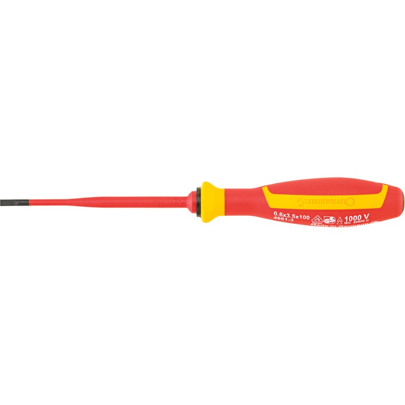 Stahlwille VDE Slotted Drall Screwdriver, 3 – ST 46613035