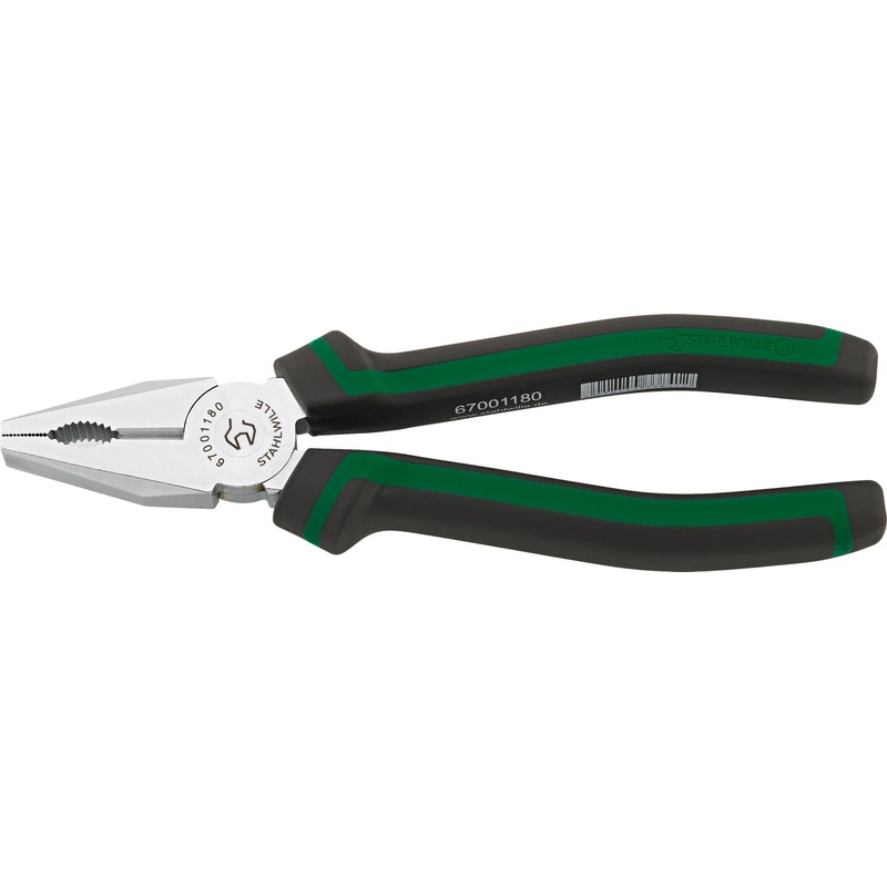 Stahlwille Chrome Plated Combination Plier, Length 180mm – ST 67001180